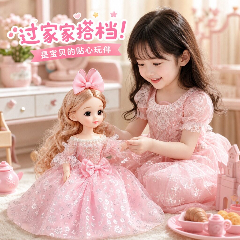 看！女孩喜欢的芭比娃娃公主
