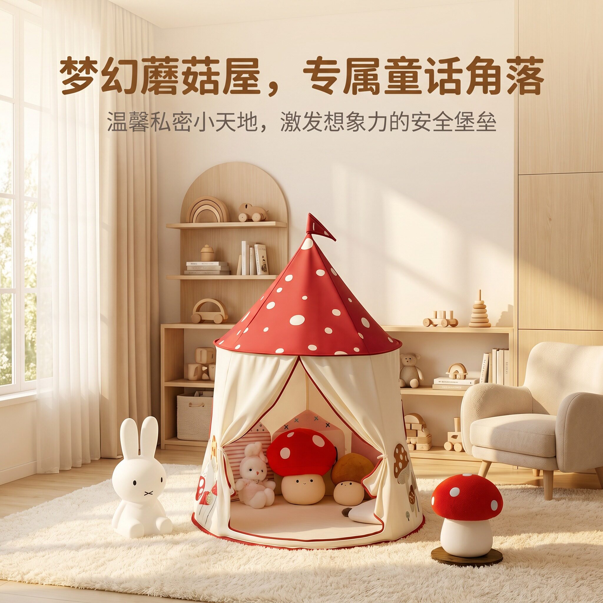 宝宝的专属乐园蘑菇屋