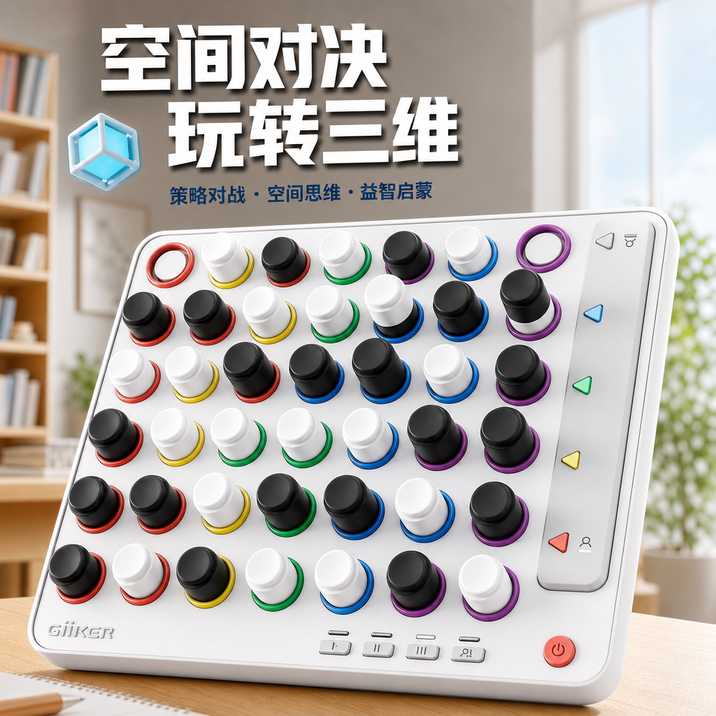 四子棋智能电子棋盘儿童益智玩具