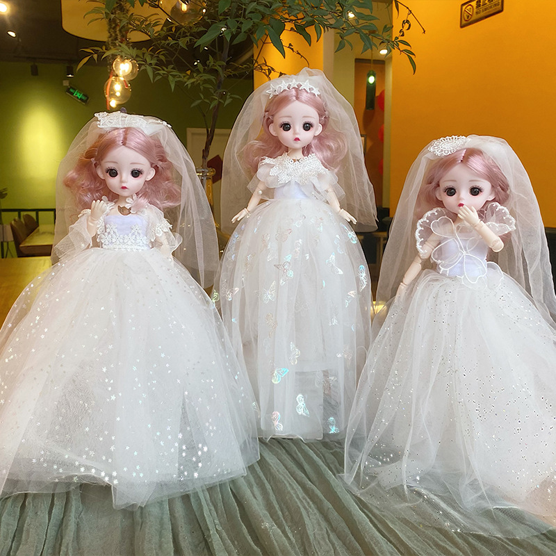 30厘米婚纱公主洋娃娃女孩玩具