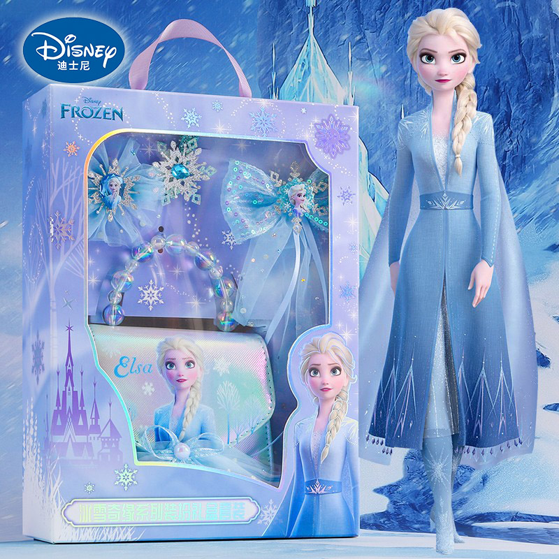 冰雪奇缘斜挎包正版女孩礼物