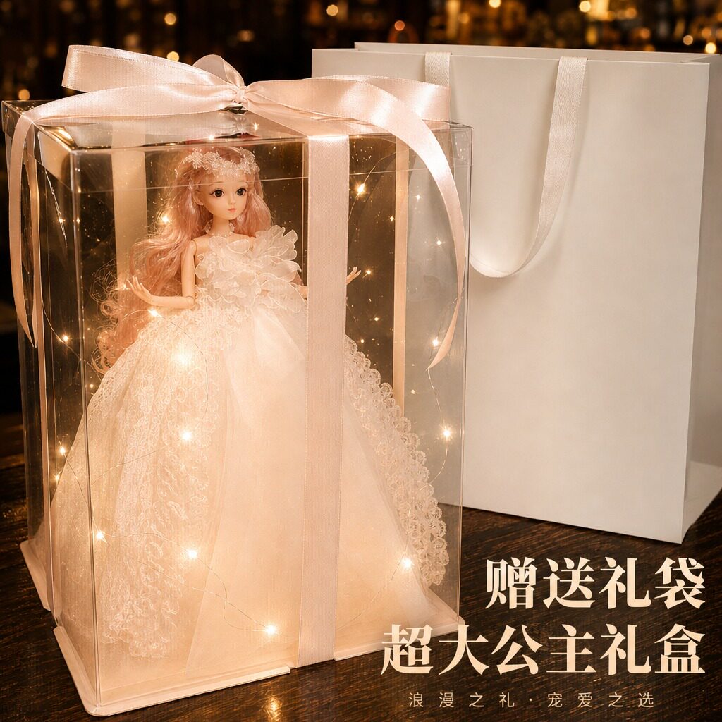 高定芭比娃娃生日礼物套装礼盒