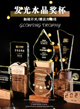 随依丝发光夜灯奖杯定制
