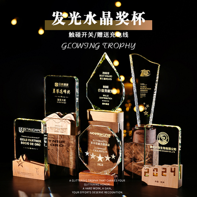 随依丝发光夜灯奖杯定制