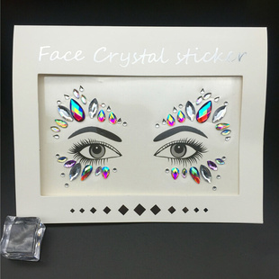 Face Gems Rhinestone Temporary Tattoo Jewels Festival Party