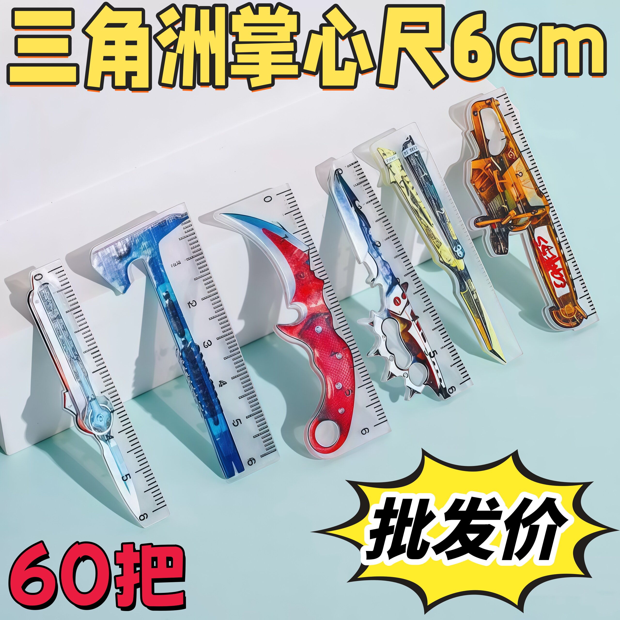 三角洲行动周边掌心尺子创意礼盒