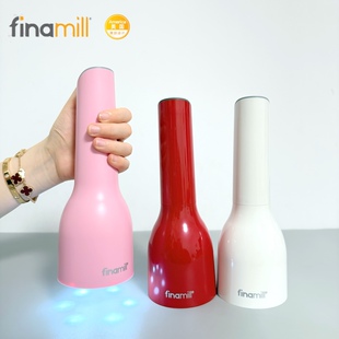 美国finamill电动研磨器黑胡椒玫瑰海盐磨香料研磨瓶家用 李湘同款