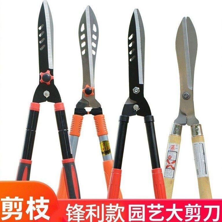 园林草坪剪修枝剪大花剪绿化剪刀整篱剪冬青剪伸缩枝剪长柄大剪刀