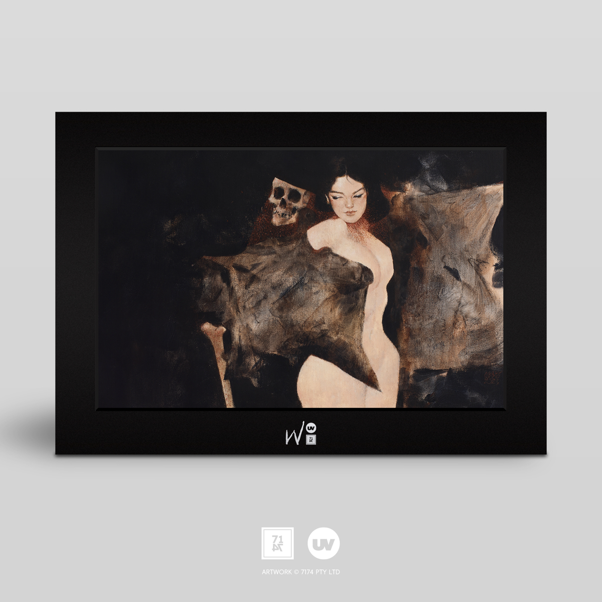 Underverse Ashley Wood 艺术烫金版画