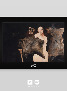 Underverse Ashley Wood 艺术烫金版画