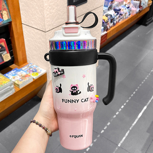 大容量冰霸杯巨无霸水杯保温杯女生高颜值2025新款水壶保冷杯子