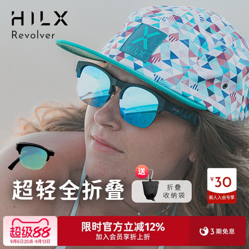 HILX Revolver加拿大户外墨镜半框偏光折叠新款防紫外线太阳眼镜图片