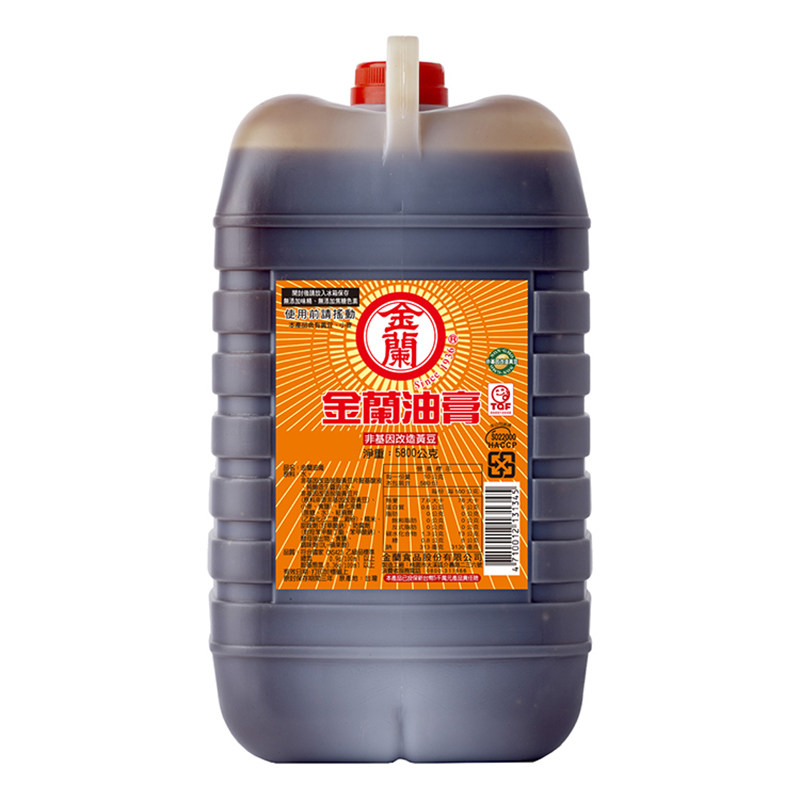 台湾金兰酱油膏酿造卤肉饭调料理包红烧肉膏煲仔饭纯素食塑料瓶装
