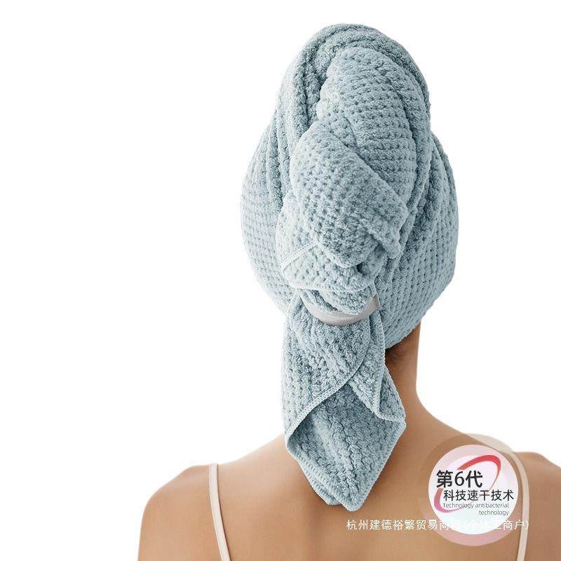 干发帽吸水速干女双层加厚网红长发女学生浴帽擦头发家用,家庭/个人清洁工具,干发帽/一次性干发帽,淘宝优惠券,粉丝福利购,淘宝优惠卷