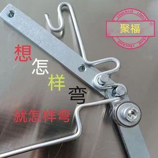 重型钢筋铁丝折弯机衣架弯曲机折弯器手动钢丝工具