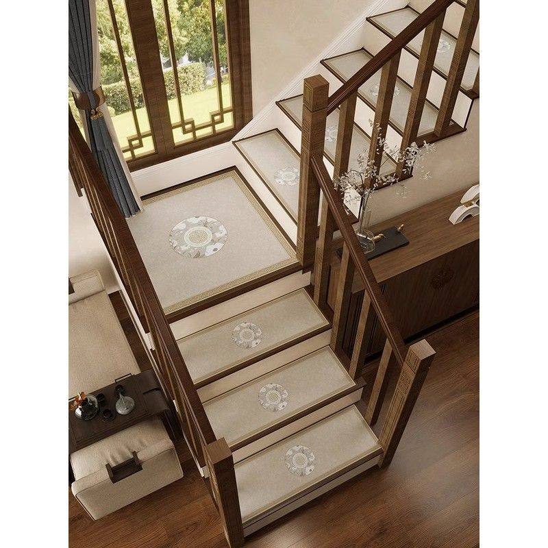 中式硅藻泥实木楼梯踏步垫吸水防滑可擦洗地垫台阶梯式钉制地毯,居家布艺,入户地垫,淘宝优惠券,粉丝福利购,淘宝优惠卷