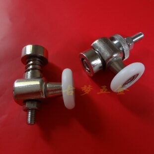 淋浴房老式滑轮钢琴m琴谱阻隔法锦素德吊轮对角开门滑轮不锈钢滑