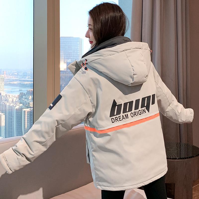 棉衣棉服女冬季2025流行爆款工装潮牌宽松派克服女士棉袄加厚外套