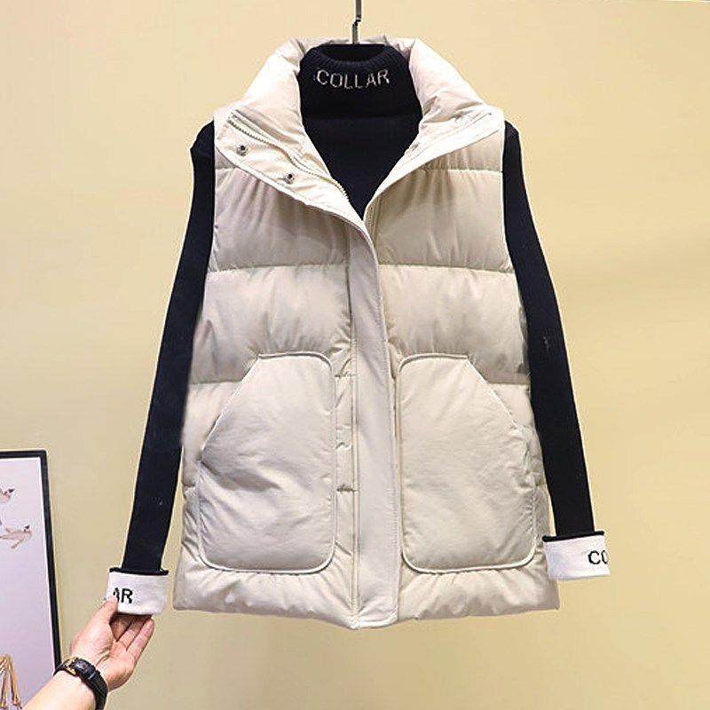 百搭羽绒棉服马甲女秋冬新款宽松背心韩版坎肩外套潮,女装/女士精品,棉衣/棉服,淘宝优惠券,粉丝福利购,淘宝优惠卷