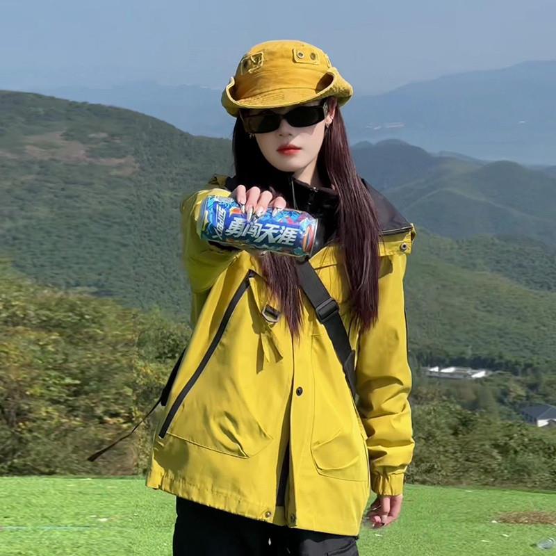 冲锋衣男女三合一2025新款秋冬季外套防风防水可拆卸情侣装两件套