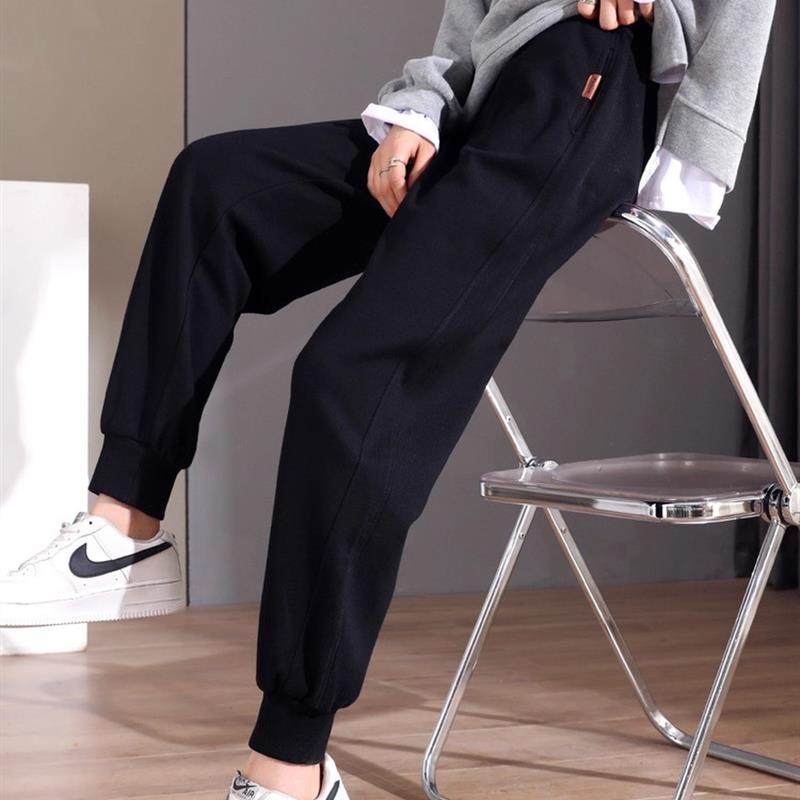 秋冬款运动裤女2025新款加绒束脚显瘦大码休闲哈伦裤春秋季卫裤子,运动服/休闲服装,运动长裤,淘宝优惠券,粉丝福利购,淘宝优惠卷
