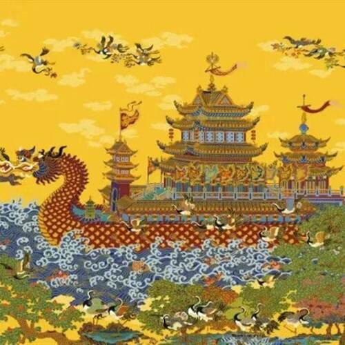 郭俊周双喜云锦《万寿中华》正品珍藏 关注VIP特惠