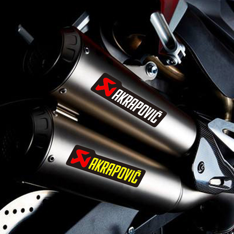 AKRAPOVIC 天蝎排气管摩托车改装车贴头盔反光防水装饰汽车贴纸