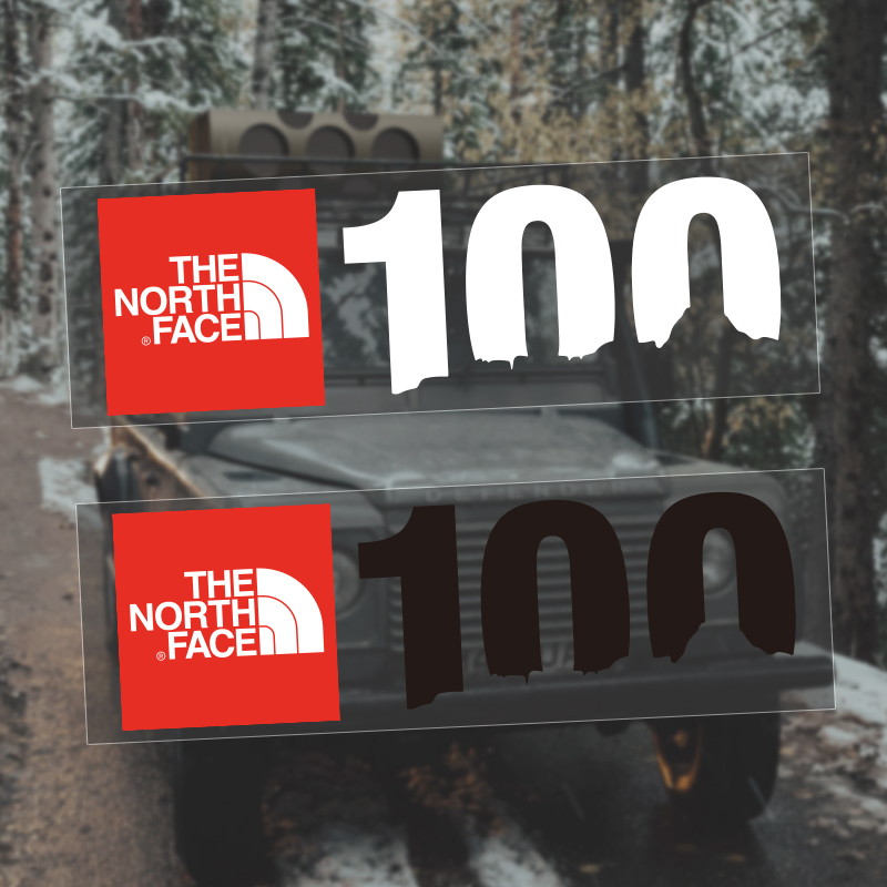 防水防晒材质户外越野露营贴纸