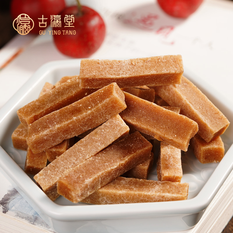 古瀛堂新鲜原味山楂条儿童小零食山楂开胃蜜饯休闲健康蜜饯果脯干