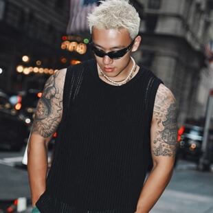 针织背心休闲运动健身背心上衣潮流男上衣夏季 新款 夏季 OOTC