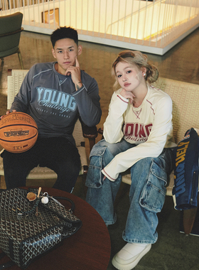 OOTC「杨策联名」情侣宽松圆领篮球打底长袖运动透气速干训练T恤