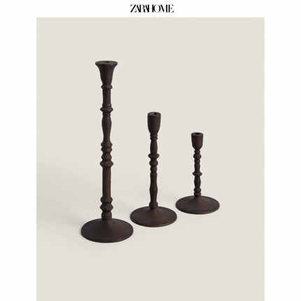 Zara Home 欧式复古铝制支状烛台客厅氛围装饰摆件 41321468800