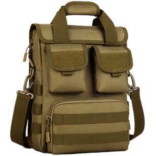 守护者户外手提包A4通勤单肩包斜挎包男士多功能战术背包工具包