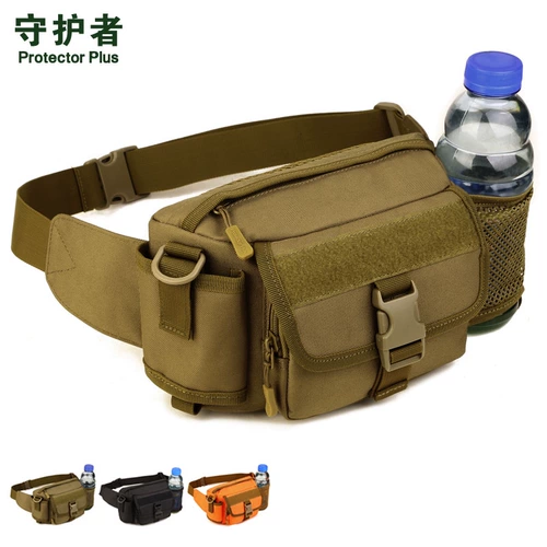 守护者 Мужская универсальная альпинистская поясная сумка, вместительная и большая спортивная водонепроницаемая тканевая сумка через плечо