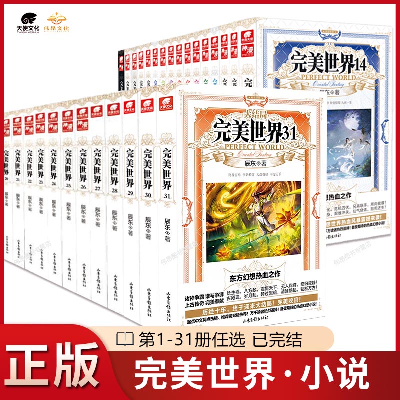 【全套31册】完美世界小说全套1-31册（已完结）官方正版 共31册全集任选辰东玄幻小说