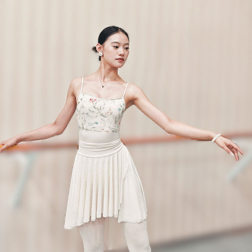 Onlyballet 莫奈芭蕾舞蹈瑜伽专用练功服体操基训服蕾丝吊带体服