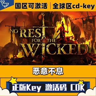 CDKey国区全球区邪恶无休电脑PC中文游戏 Steam正版 恶意不息激活码