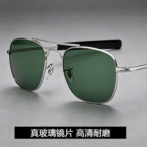 新款真玻璃片墨镜男款高品质护眼高清耐磨防紫外线太阳眼镜开车