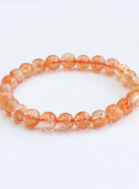 天然金太阳手串金草莓手链水晶珠宝女士款礼品气质文雅大气饰品