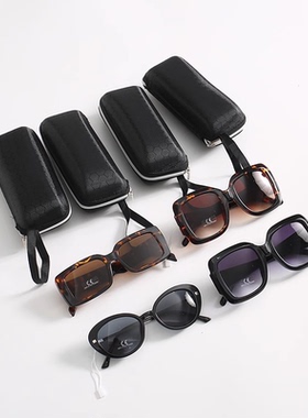 新版时尚方框墨镜~美式复古遮阳防紫外线眼镜