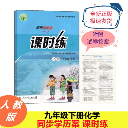 2021最新版人教版初三9九年级下册化学课时练同步学历案（含试卷）人民教育出版社 初三9年级下册化学课时练同步学历案同步导学案