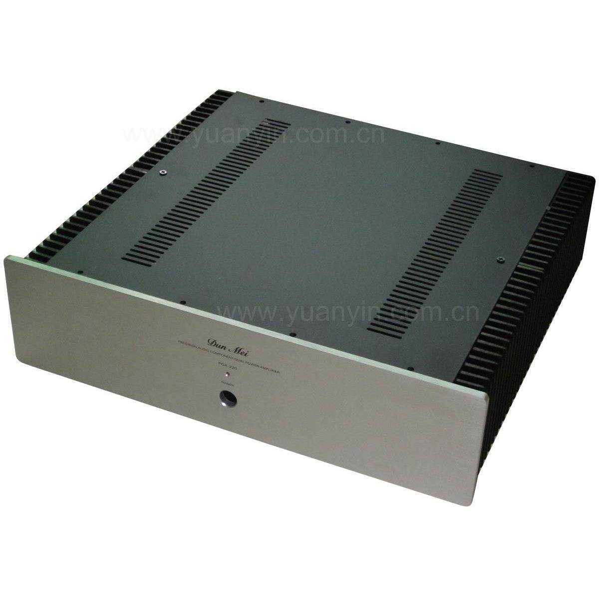 功放机壳POA220后级机箱带散热DIY功放机箱 扩音箱（不含输出座）