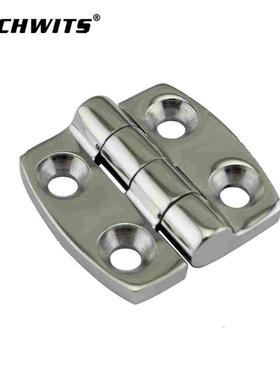 RICHWITS 不锈钢316游艇五金 船舶房车合页 机械柜铰链 四孔合页