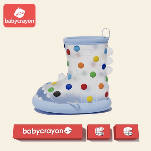 儿雨鞋鲨鱼babycrayon