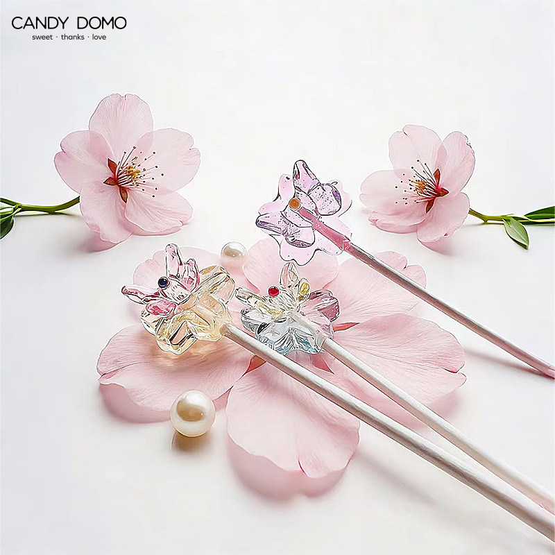 [春季新品限定】CANDYDOMO樱花棒棒糖礼盒节日儿童糖果生日礼物