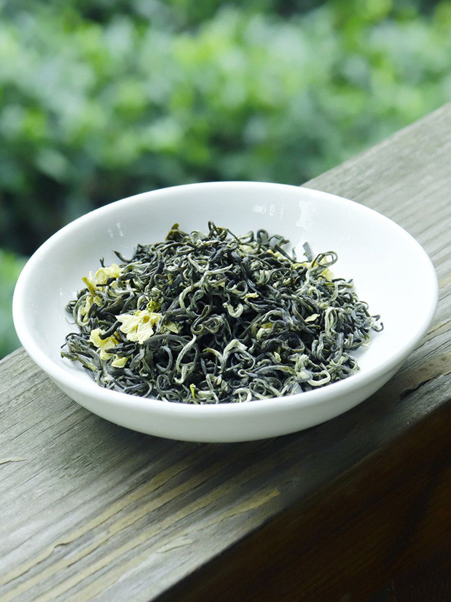 飘雪茉莉花茶2023新茶四川蒙顶山茶浓香浓耐泡型炒青茶叶250g散装