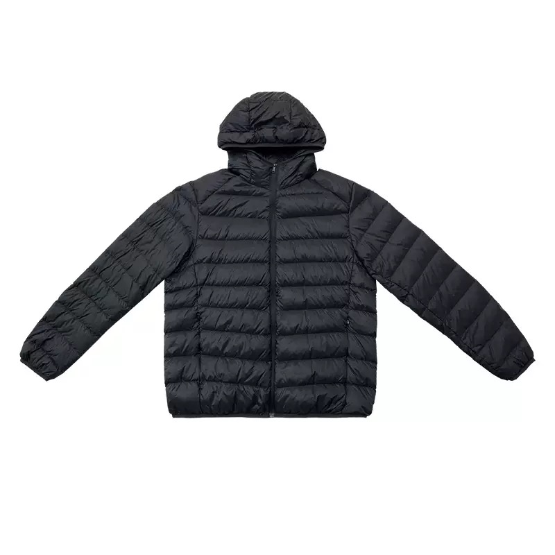 BEILAYA 90白鸭绒轻量化排骨羽绒服连帽户外保暖通勤服男女同款