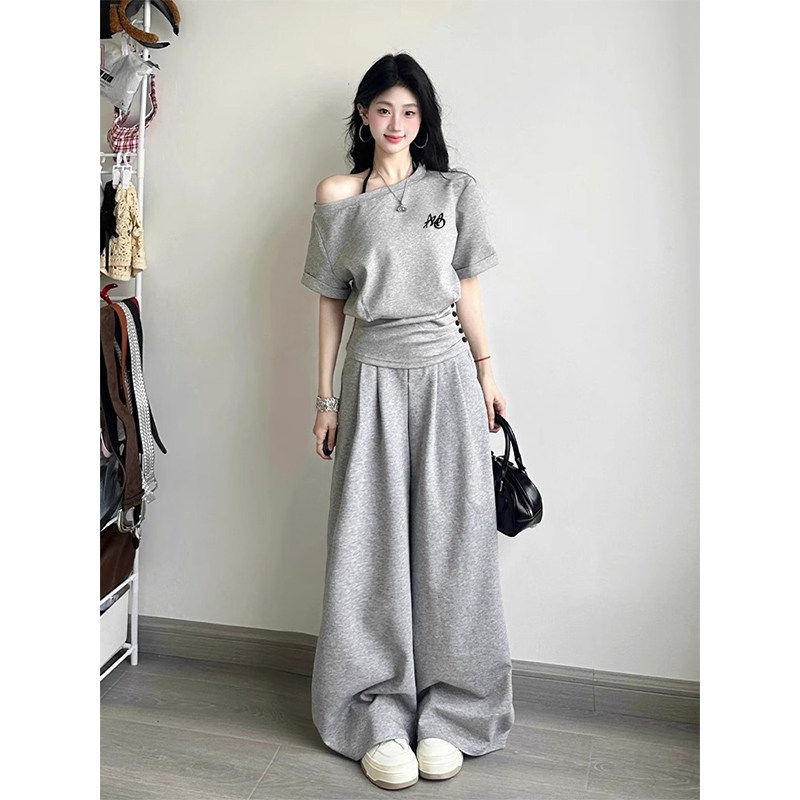 韩系减龄运动服女装夏季