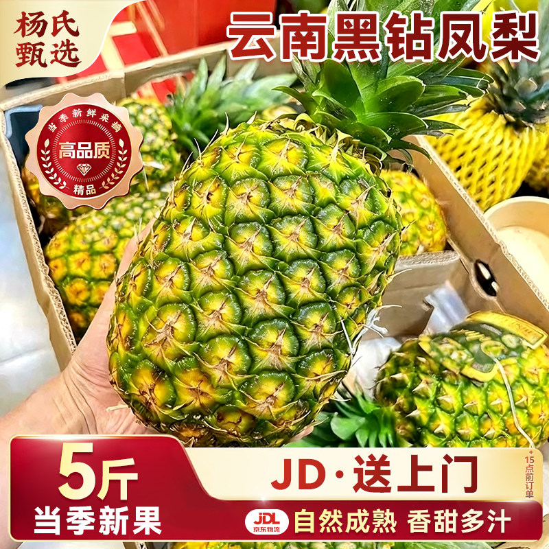正宗云南黑钻凤梨|包邮