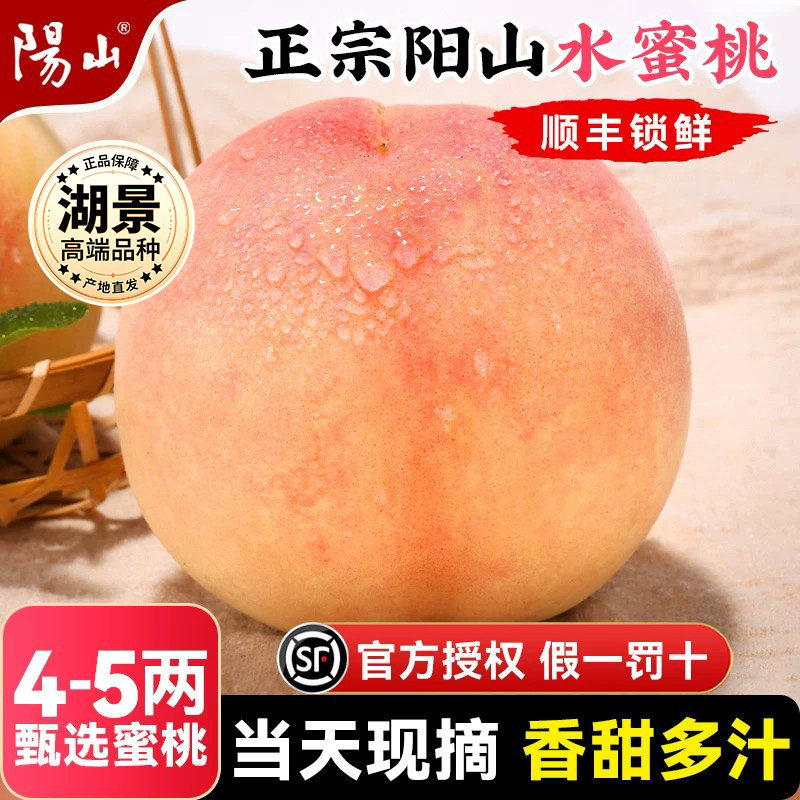 正宗阳山水蜜桃新鲜水果
